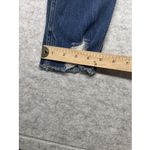 Hollister  Super Skinny Crop Overall Woman's Small Denim Distressed‎ Stretch Photo 3