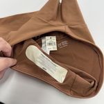 Aerie  Bikini Bottom Womens XS‎ Brown Orange High Cut Cheeky High Waisted Photo 2