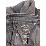 American Eagle Lot of 2 America Eagle Women's Jeans Sz 2 Black Skinny & Ripped Blue Mom Denimn Photo 4