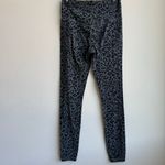 Athleta  Elation High Rise Tight Leggings Gray Black Leopard Size Medium TALL Photo 3