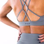 FNX Brand Black Strappy Back Live Sports Bra Photo 5