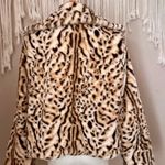 Essue Cheetah Leopard Print Faux Fur Coat Photo 1