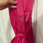 Selfie Leslie  Medellin Gathered Detail Side Tie Wrap Dress Hot Pink NWT Photo 10