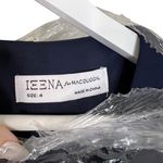 NWT Ieena for Mac Duggal Navy Cap Sleeve Column Dress Style 26504 Size 4 Blue Photo 5