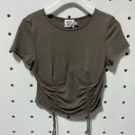 Princess Polly Green String Underwire Bust Crop Top Size 10 Photo 0