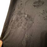 Byer Too! Y2k 90's vintage strappy dress with floral glitter S see measurements Black Photo 3