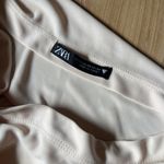 ZARA   Cream Ruched top Photo 1