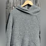 Free People Mesmerize knitted hoodie jumper in grey Photo 3
