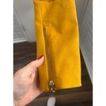 Ivonne Faux Suede Moto Biker Jacket 6 maximalist layered boho grunge rocker Yellow Size M Photo 4