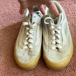 Vans Beige Suede Sneakers with White Laces Photo 6