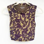 Acacia Swimwear x Free People Womens Vahine Floral Costa Surf Swim Top Size S Purple Photo 2