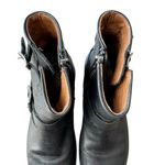 Frye - Vicki 6 Short Buckle Boots Moto Black Leather Sz 7 Photo 3