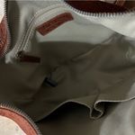 American Leather Co Dayton Crossbody Brandy Tooled Bag Brown Photo 4