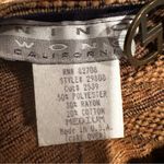 Nino Wong Vintage 80s Velour Jacket Women's‎ Medium Tan Purple Trim Boho Western Brown Photo 7