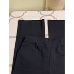 Chico’s Pull on Wide Full Length Pant Ponte Knit front pockets Pants,size 2.5/14 Black Photo 13