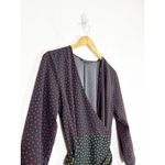 ZARA  Multi Color Polka Dot Wrap Midi Dress Size Small Kidcore Quiet Luxury Photo 6