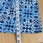 J. McLaughlin  Maxi Dress Catalina Cloth Blue Geometric Print Stretch S Coastal Photo 7