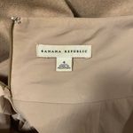 Banana Republic  | Holiday Tan Wool Skirt Lined Size 4 Christmas Event Modest Photo 4