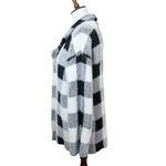 Primark  Buffalo Plaid Black/White Peacoat Style Heavy Sweater Jacket Size XS Photo 2