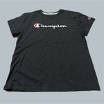 Champion  black women's tee shirt top medium active round neck athletic Photo 0