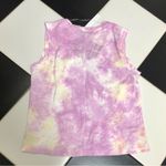 Sanctuary NWT  One Pocket Tie Dye Tank Top Crewneck Purple Lightweight Boho sz M Photo 3
