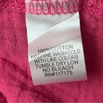 Sincerely Jules Pink Gauze Slub Knit Button Front Blouse XS • Beach Coastal Photo 6