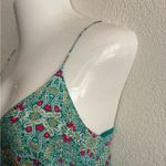 Maeve Anthropologie Meret Green Paisley Silk Tunic Top 6 Photo 6
