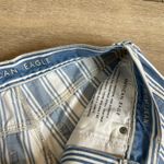 American Eagle  striped blue white mom jeans Photo 1