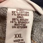 Liz Lange Maternity  Denim Shorts XXL Blue Jean Stretch Full Belly Waistband NEW Photo 2