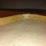 Brown Leather Belt Handcrafted Italian Roco Ornate Brass Buckle Detailing Size 34 Photo 10