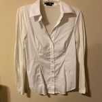 BCBGMAXAZRIA BCBG button up white shirt nwot size small Photo 0
