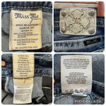 Miss Me  Womens 29 Jeans Signature Boot‎ Cut Denim Studded Embroidery Rhinestone Photo 8