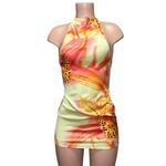 Jaded London  Lucia Orchid Backless High Neck Mini Dress, Multi, 2 (US) Photo 7