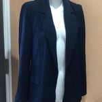 Pleione  navy blue oversized open blazer Photo 2