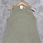 Ethos Paris 100% Organic Cotton Calcutta Sleeveless Mini Dress Textured Sable L Tan Size L Photo 4