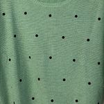 Love Riche Polka Dot Mint Green Sweater Photo 2