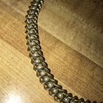 Lexico Fashion Petite pearl braided gold chain link choker Photo 5