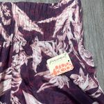 Free People  Movement The Way Home Purple Floral Printed Shorts NEW Photo 1