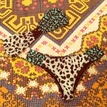 Beach Riot @ PacSun Print Bandeau Bikini Top + Bottom Swim Set Photo 0