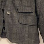 Loft Ann Taylor Size 12 petite Wool Plaid 2 Slits 2 Flap Blazer Jacket Photo 3