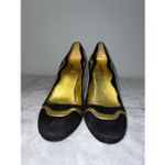 Prada Vintage Gold & Black  Pump Heels sz 40 US 10 Photo 1