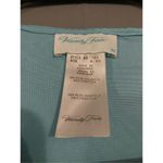 Vanity Fair  Vintage Baby Blue Short Sleeve Button Up Pajama Set Nylon M Photo 2