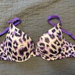 PINK - Victoria's Secret purple cheetah print Bra Photo 0