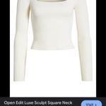 Open Edit  ribbed square neck contemporary sweater knit revolve classic top Photo 1