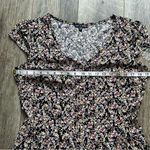 As You Wish As U Wish Black Floral Romper Button Down Shorts Set Short Sleeve NWT Size Large Photo 5