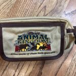 Vintage Disney Animal Kingdom Fanny Pack Waist Bag 1998 Logo Cotton Safari Photo 1