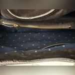 Kate Spade  Chocolate Brown Suede Patent Leather Shoulder Bag Photo 5