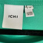 ICHI Ihselma SS Holly Green Short Sleeve Shirt Women's Size Medium Photo 3