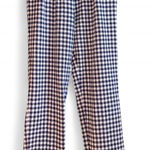 Lands' End  Cotton Blue White‎ Gingham Lounge Pants XS Photo 0