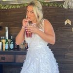 XScape  white floral dream dress Photo 5